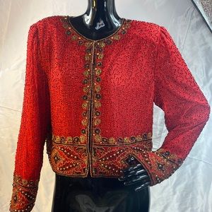 Lawrence Kazar Vintage Beaded jacket